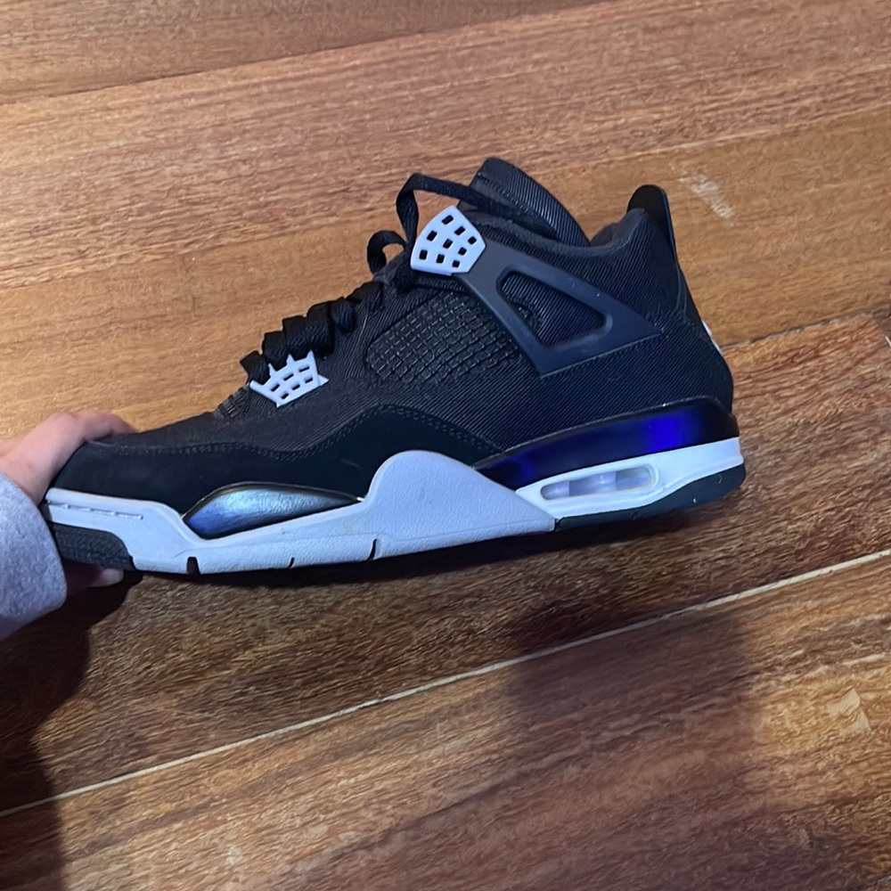 Jordan 4 black canvas